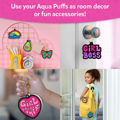 Aqua Puffs: Girl Power | 3D Art Kit | Gifts for Girls Ages 4-10