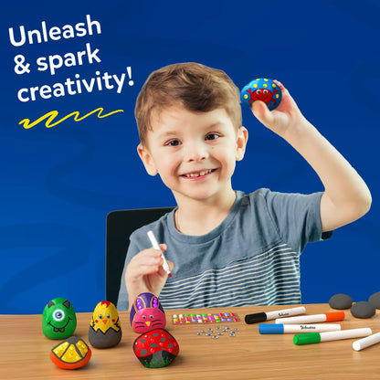 Rock Painting Kit | No Mess Art & Craft Activity (ages 4-12)
