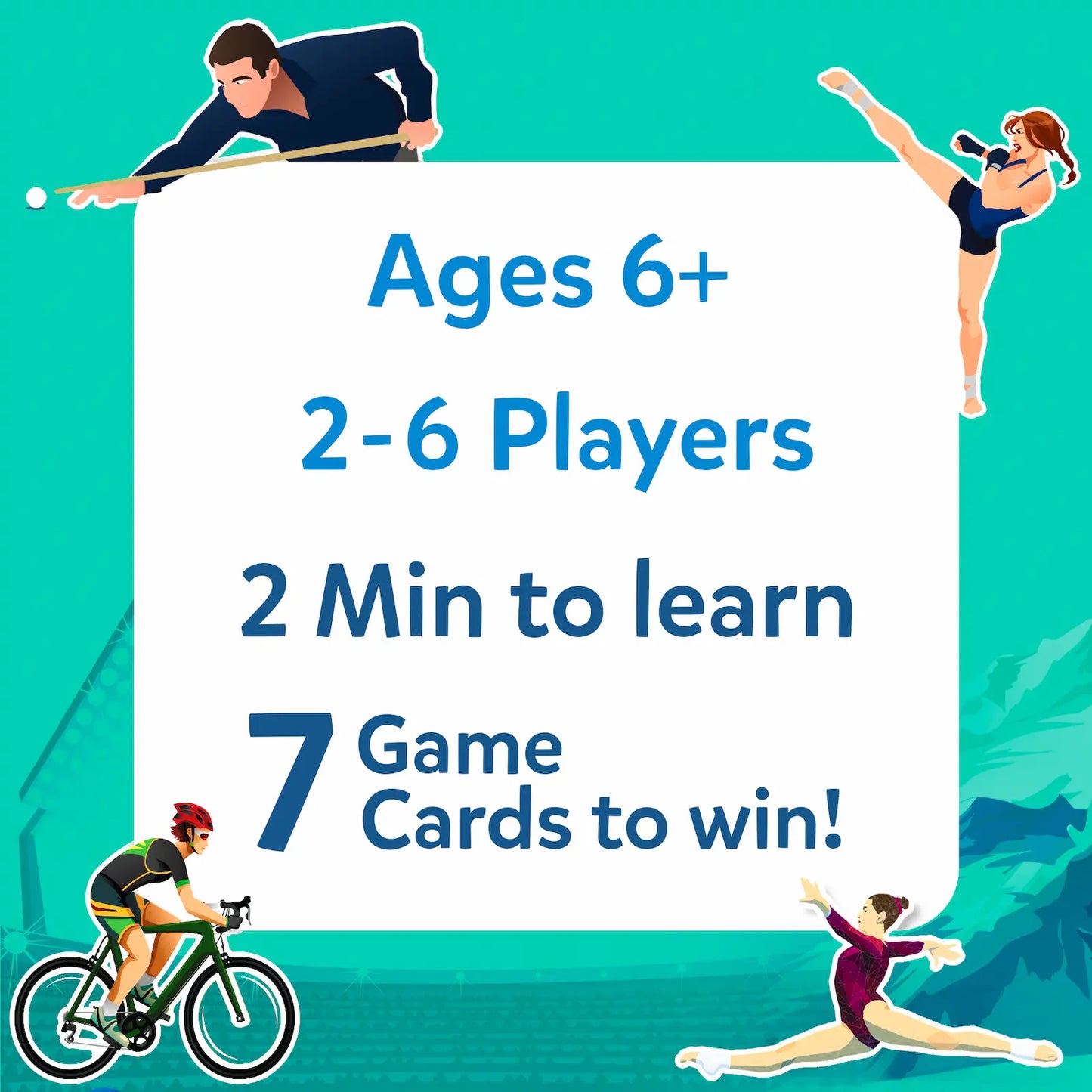 Guess in 10: World Of Sports | Trivia Card Game (ages 6+)