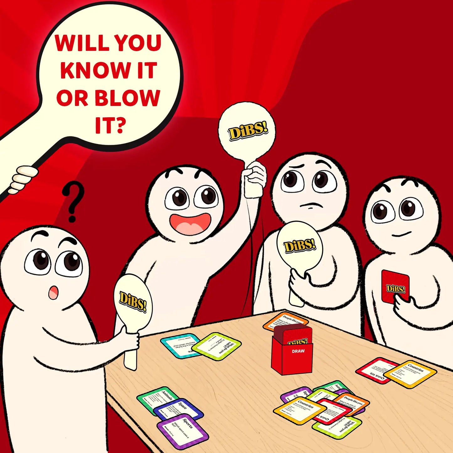 Dibs | Exciting Trivia Card Game (ages 8+)