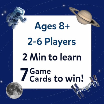 Guess in 10: All About Space | Trivia card game (ages 8+)