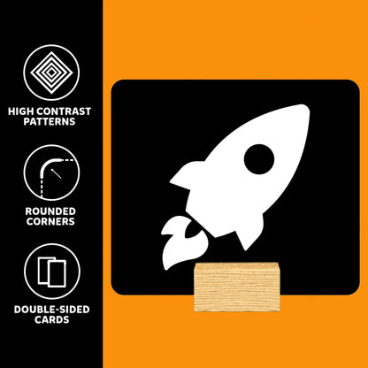 High Contrast Flash Cards for Infants (0-12 months)