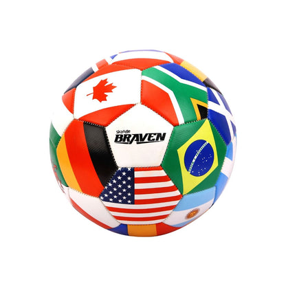 Skoodle Braven Flag Glider Football - Size 5 (Gloss Shine Leatherite)