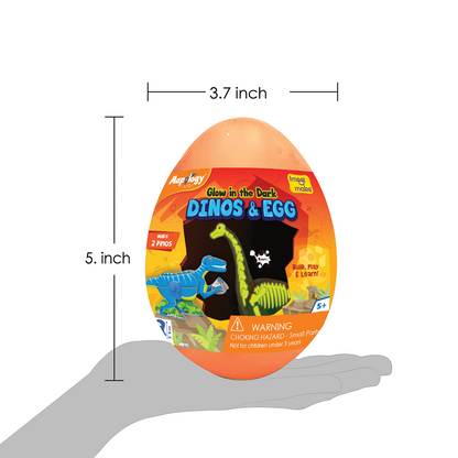 Dino & Egg - Orange