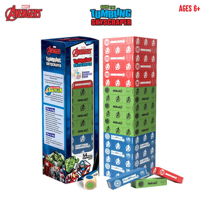 Marvel Avengers Stackrr - Save The Tumbling Skyscraper
