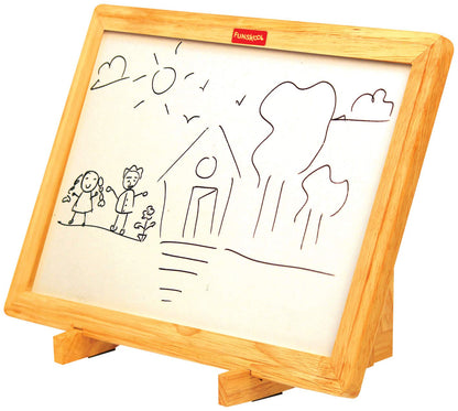 Funskool Giggles Learn N Write Slate | 2-in-1 Magnetic & Dry Erase Learning Board for Kids | Multicolour | Age 3+ Years