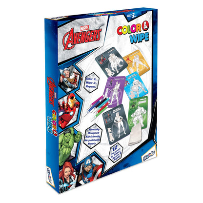 Marvel Avengers Colour & Wipe Art Kit