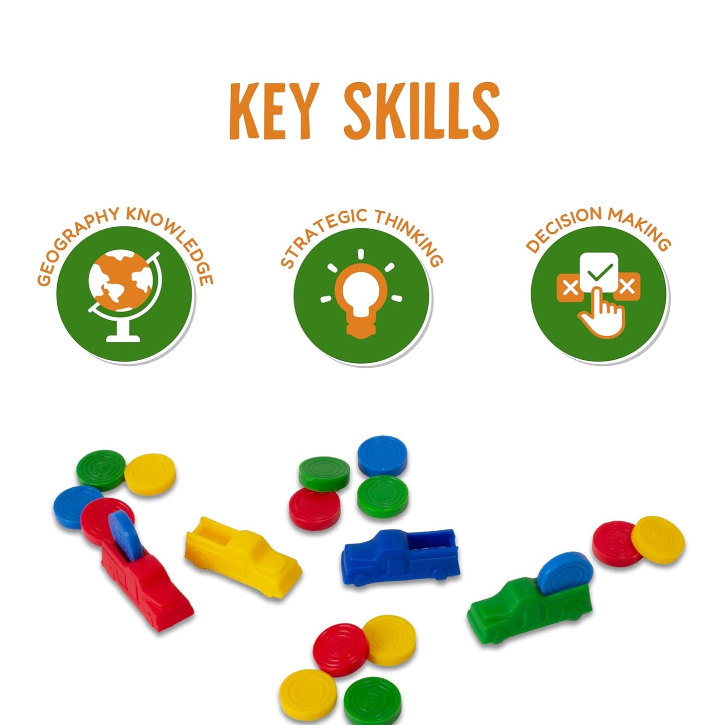 Funskool Game of States Board Game | Educational Geography Learning Game for Kids & Families | 2–4 Players | Age 6+ Years