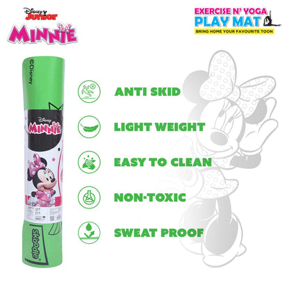 Disney Minnie Kids Yoga & Exercise Mat (22" X 58" X 0.4 Cm) - In 2 Assorted Colours