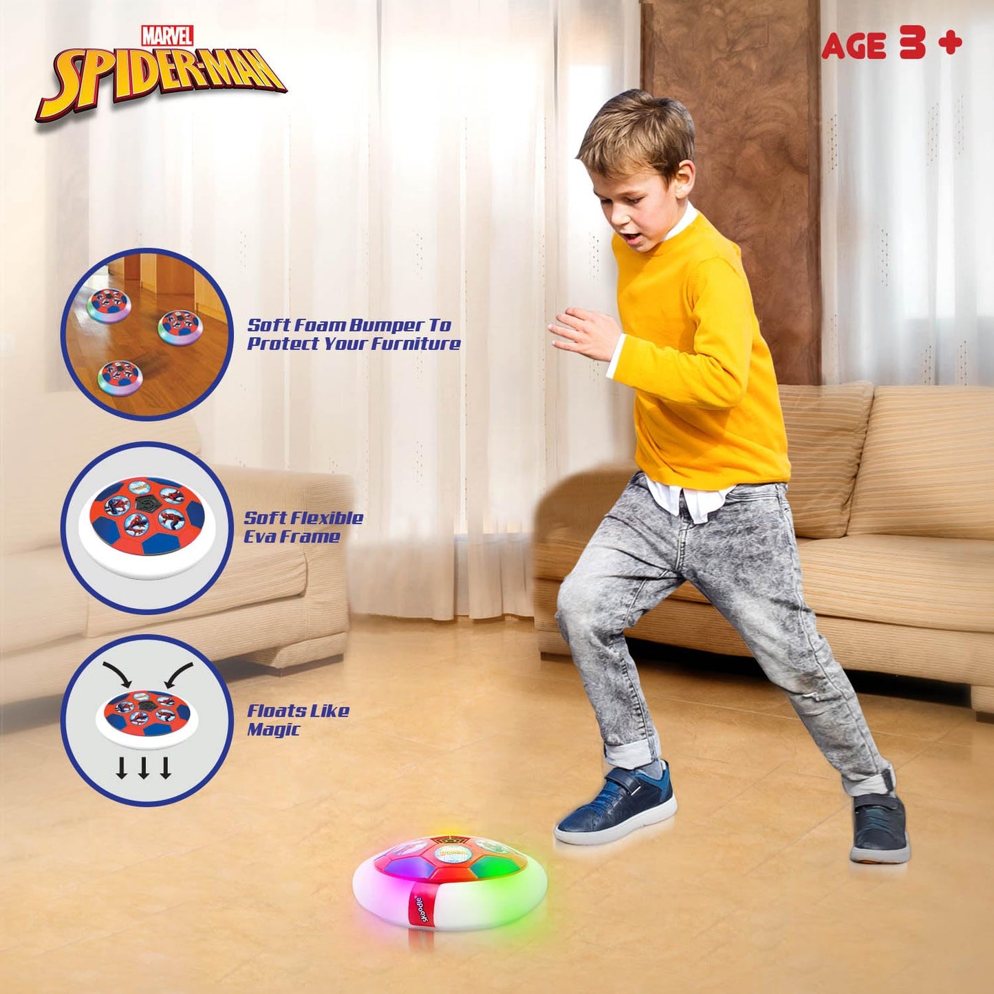 Disney Spiderman Air Hover Soccer