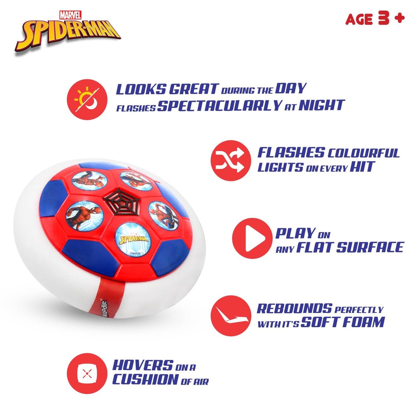 Disney Spiderman Air Hover Soccer