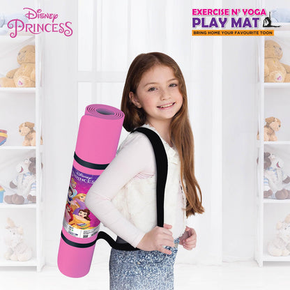 Disney Princess Yoga & Exercise Mat (22" X 58" X 0.4 Cm) - In 2 Assorted Colours