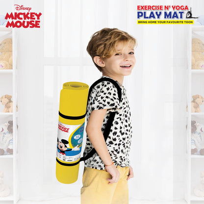 Disney Mickey Kids Yoga & Exercise Mat (22" X 58" X 0.4 Cm) - In 2 Assorted Colours