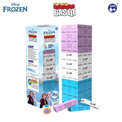 Disney Frozen Stackrr Board Game - Save The Falling Enchanted Castle