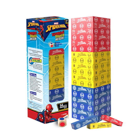 Marvel Spiderman Stackrr - Tumbling Tower Rescue