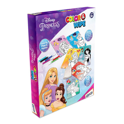 Disney Colour & Wipe Princess Art Kit