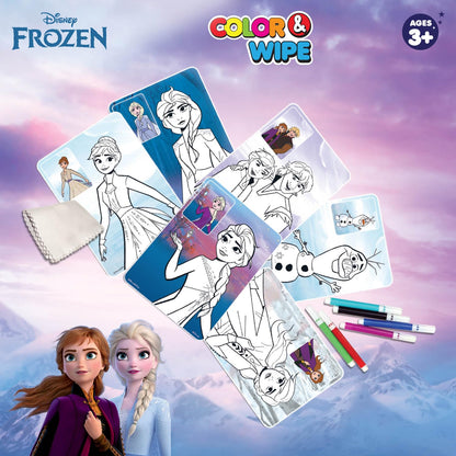 Disney Frozen Colour & Wipe Art Kit