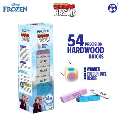 Disney Frozen Stackrr Board Game - Save The Falling Enchanted Castle