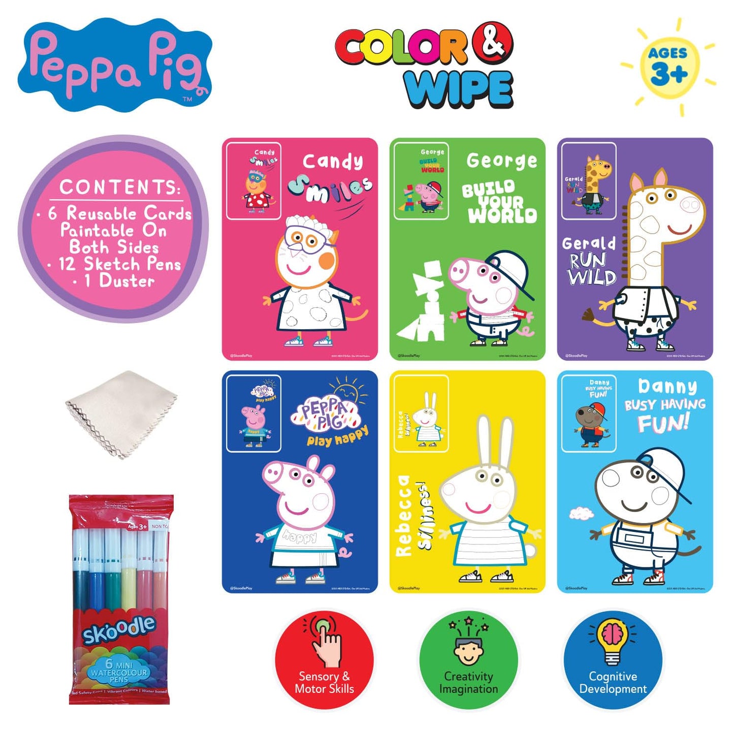 Viacom Peppa Pig Colour & Wipe Activity Kit