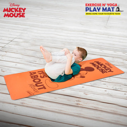 Disney Mickey Kids Yoga & Exercise Mat (22" X 58" X 0.4 Cm) - In 2 Assorted Colours