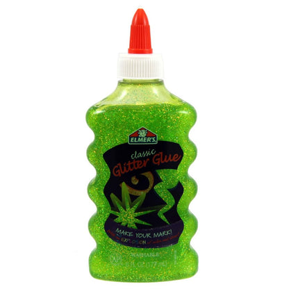 Elmer'S Glitter Glue - Green (6 Fl Oz)