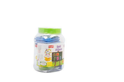 Funskool Fundough Spell & Count Jar for Kids | Learning Dough Set with 2 Dough Tubs | Educational Toy | Age 3+ Years