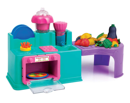 Funskool Fundough Kitchen Set for Kids | Cutting & Moulding Play Dough Set | Multicolour | Age 3+ Years