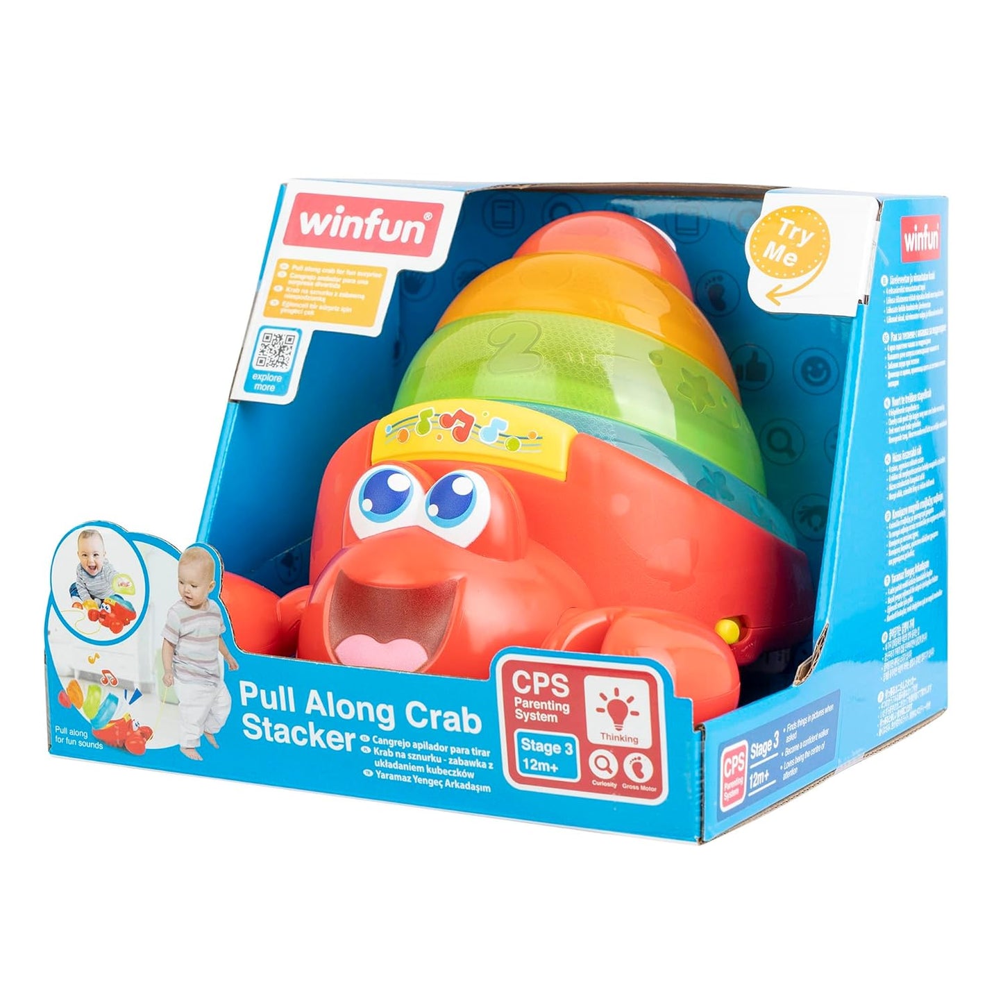 Winfun Pull Along Crab Stacker