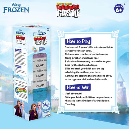 Disney Frozen Stackrr Board Game - Save The Falling Enchanted Castle