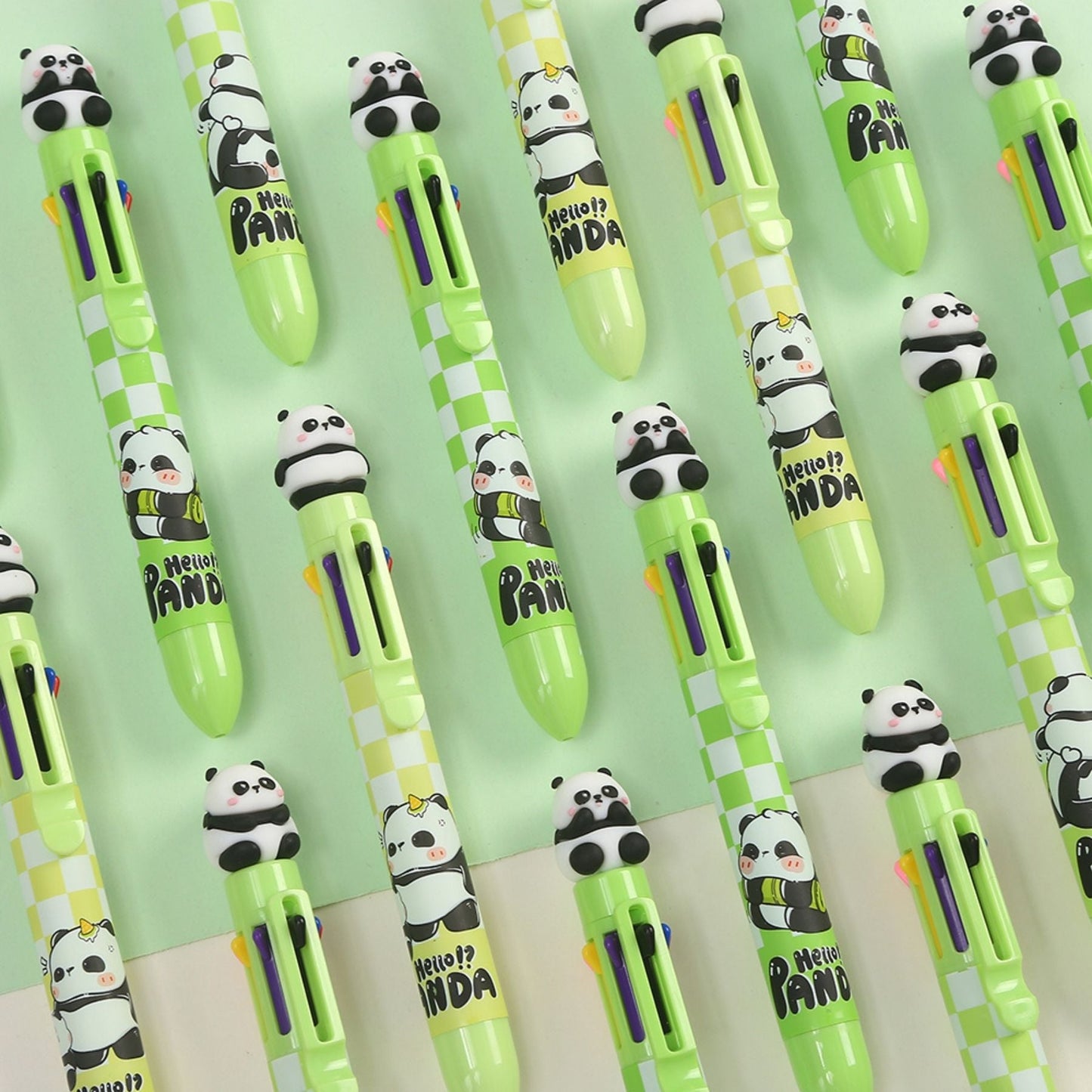 Tykle Panda 8 Colour Pen (0.5mm) - Cute & Colourful!