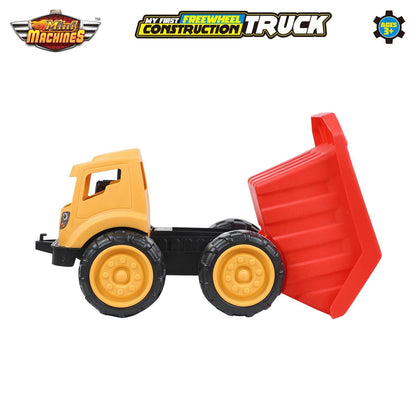Skoodle Mini Machines Build & Go Free Wheel Construction Truck - Dump Truck