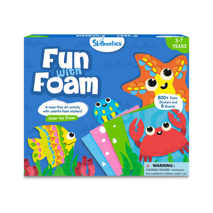 Fun with Foam: Under the Ocean | 3D Sticker Activity (ages 3-7)