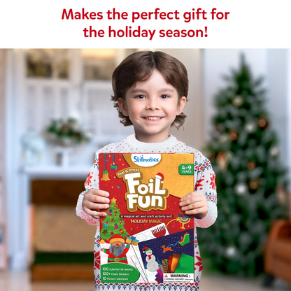 Foil Fun: Holiday Magic | No Mess Art Kit (ages 4-9)