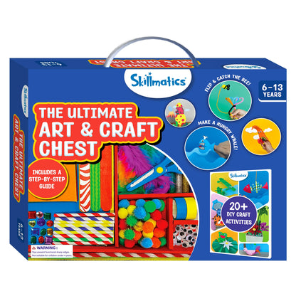 Ultimate Art & Craft Activity Chest | DIY Activity Set (ages 6-13)