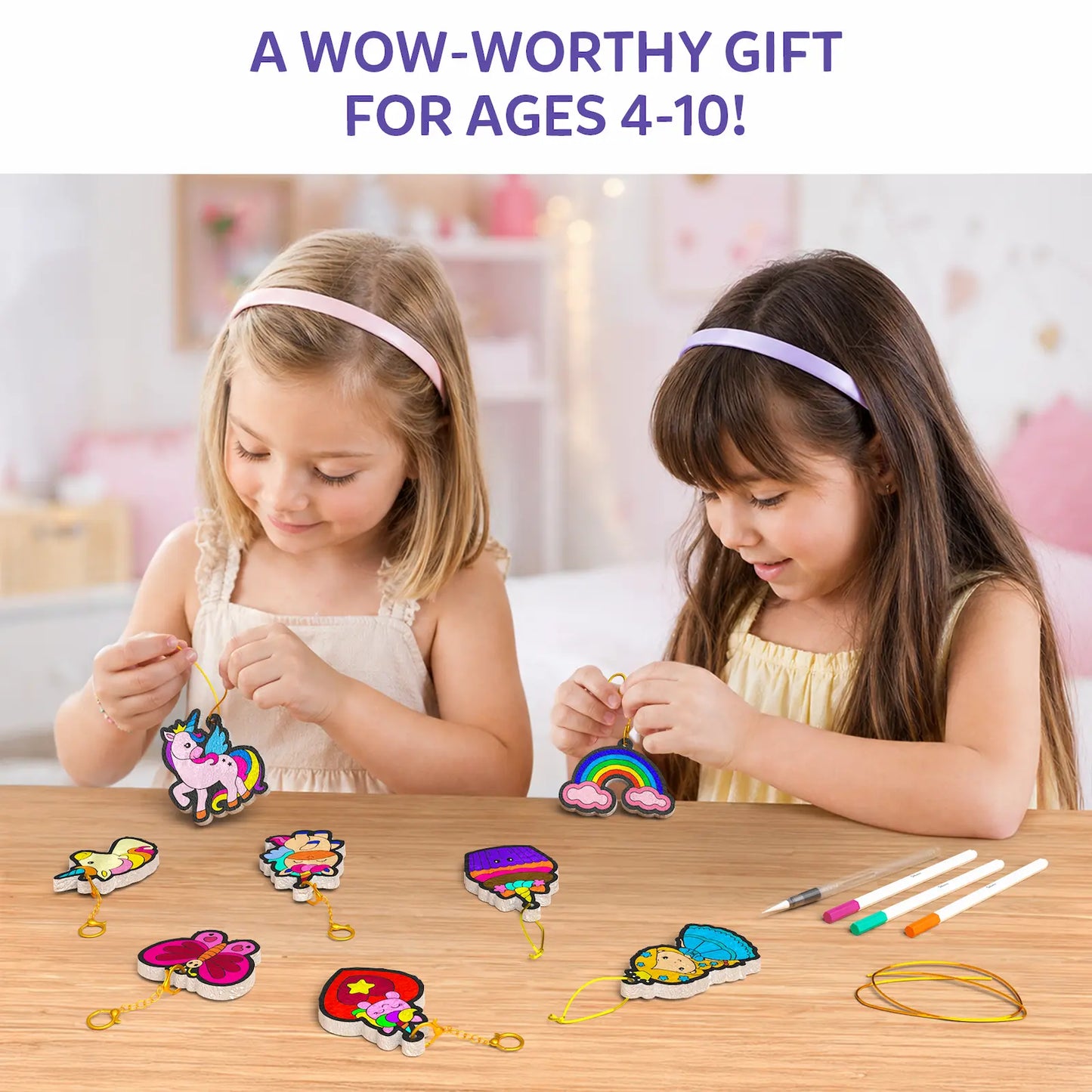 Aqua Puffs: Princesses & Unicorns | 3D Art Kit | Gifts for Girls Ages 4-10
