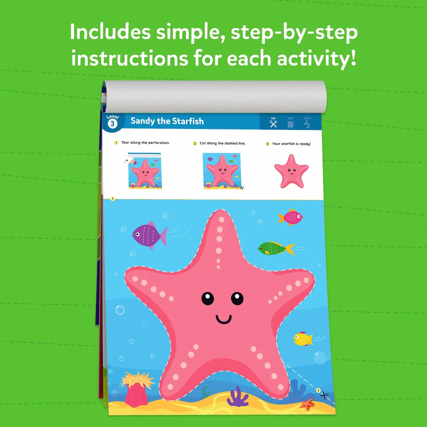 Snip Snip - Amazing Animals | Art & Craft Activity Kit (ages 3-7)