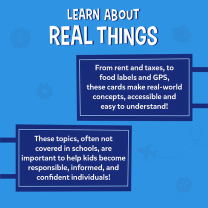 Learn About Real Things | 70 Real-World Learning Flashcards (ages 7-14)