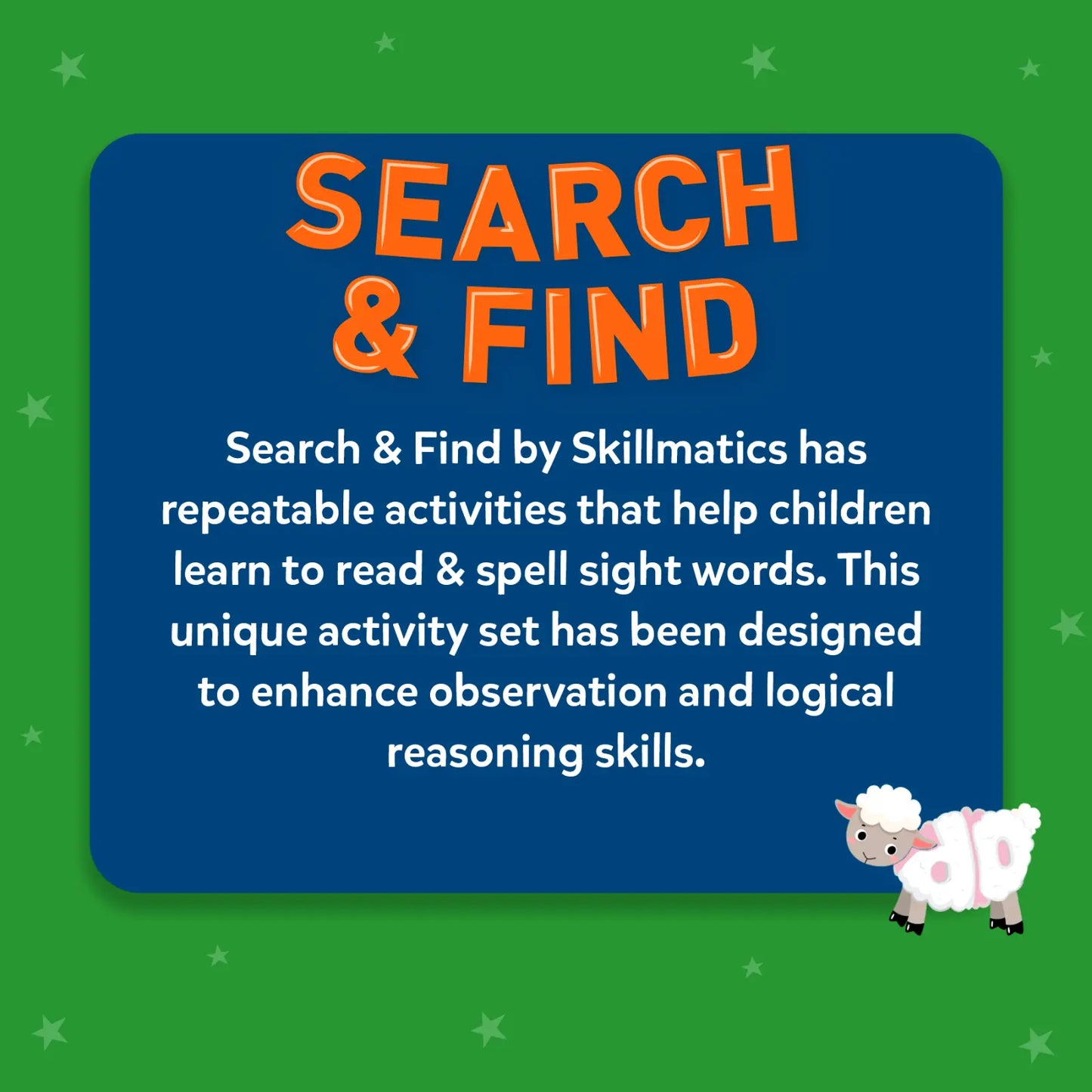 Search & Find Sight Words | Reusable Activity Mats (ages 3-6)