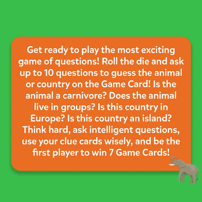 Guess in 10 Combo: Animal Planet + Countries of the World (ages 6+)