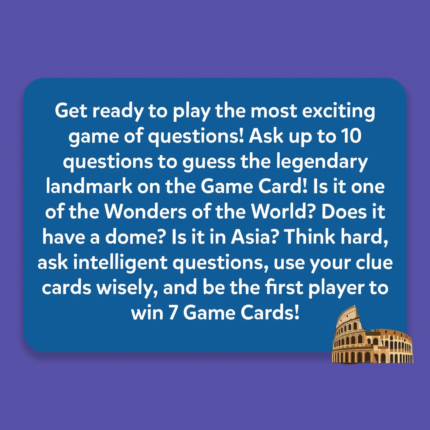 Guess in 10: Legendary Landmarks | Trivia Card Game (ages 8+)