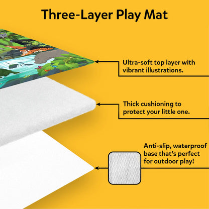 Found It! Jr. Amazing Animals: Play Mat & Floor Game | Smart Scavenger Hunt (18 months+)