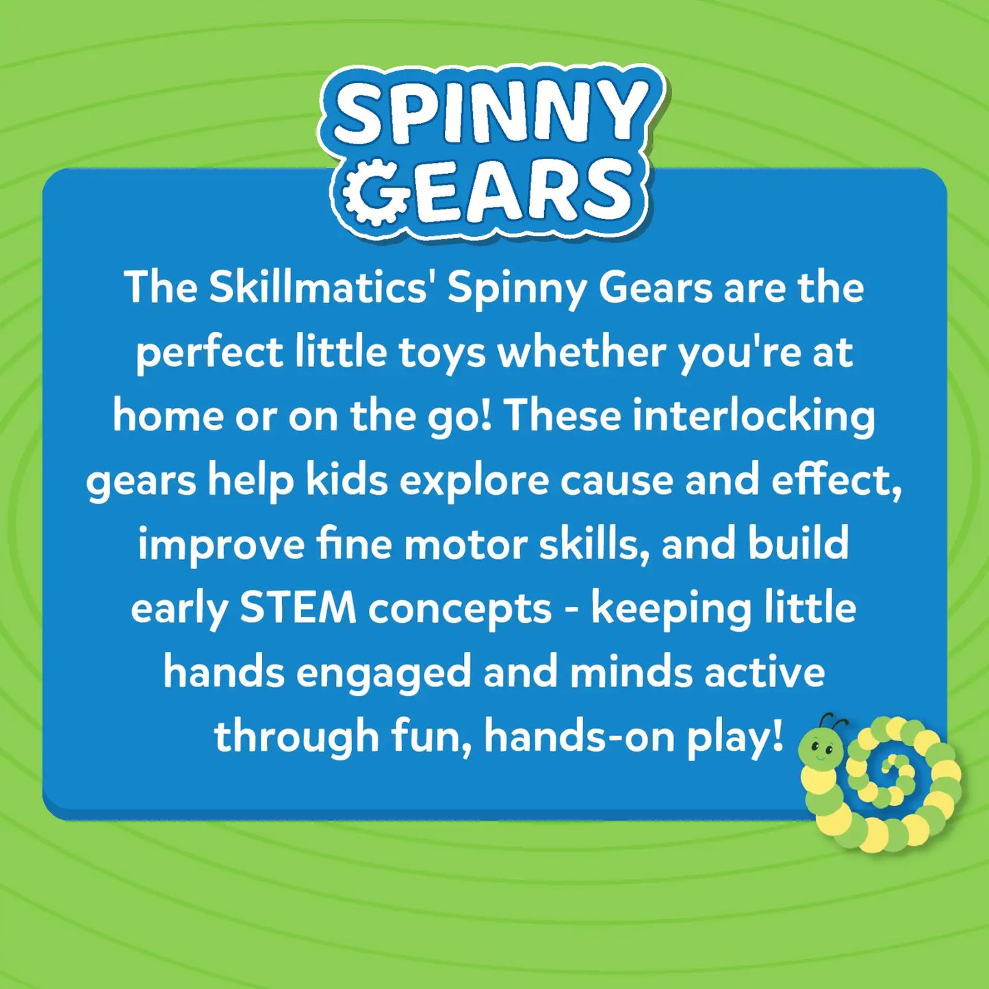 Spinny Gears: Animal Fun | 5 Interlocking Gears (Ages 6-36 months)