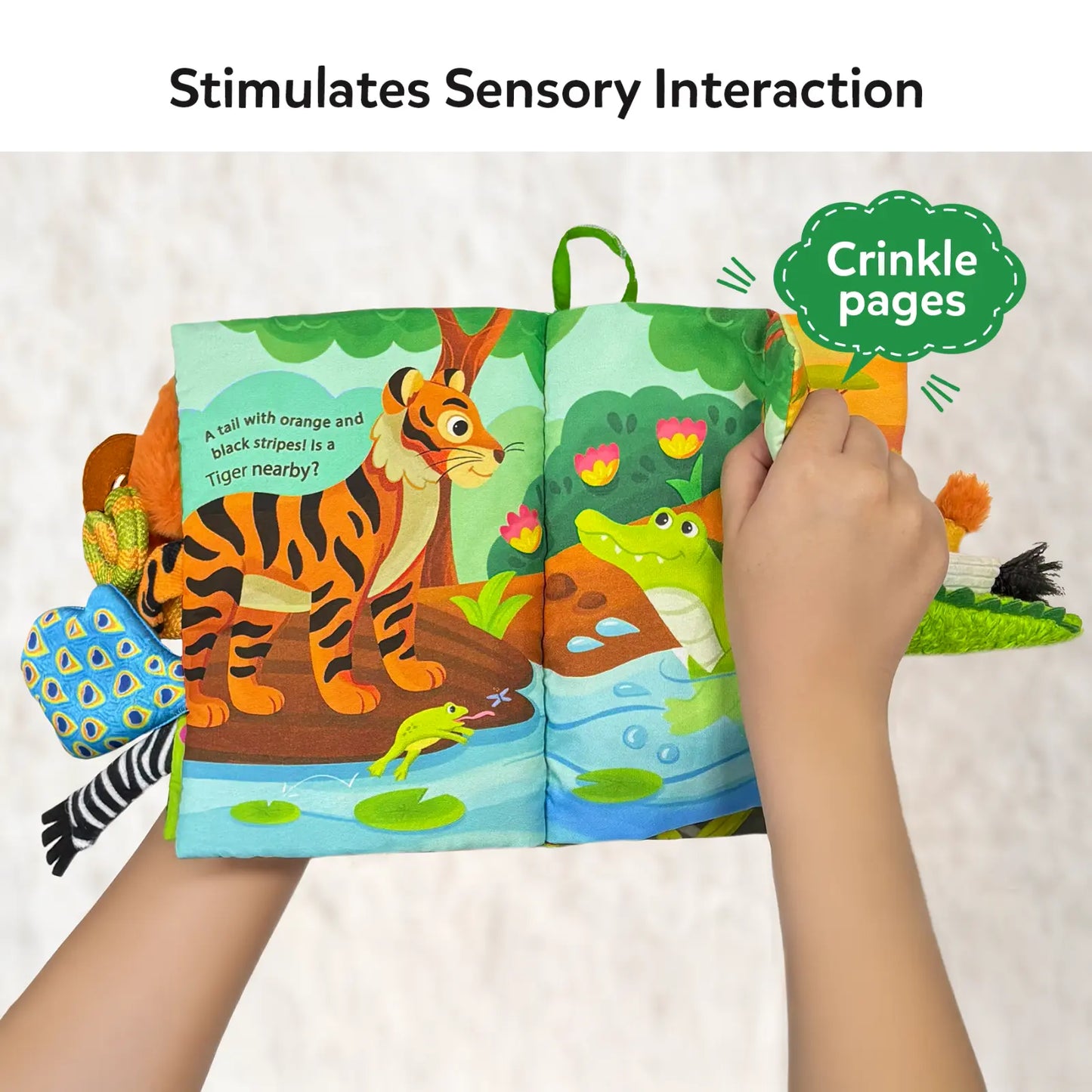 Whose Tail is That? Interactive Baby Book with Crinkle Pages (6–24 months)
