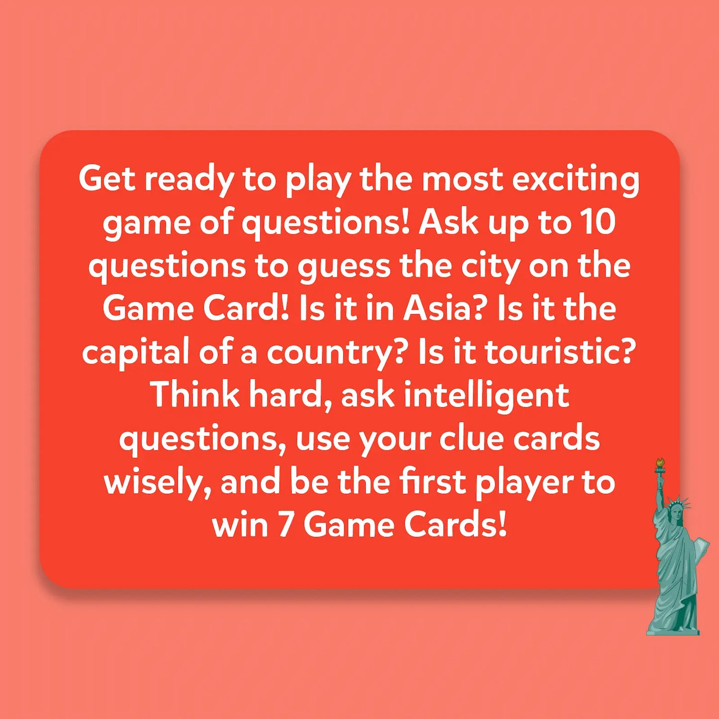 Guess in 10: Cities Around The World | Trivia Card Game (ages 8+)