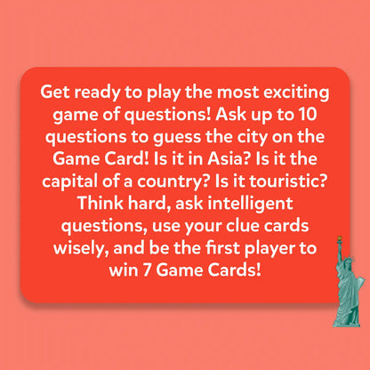 Guess in 10: Cities Around The World | Trivia Card Game (ages 8+)