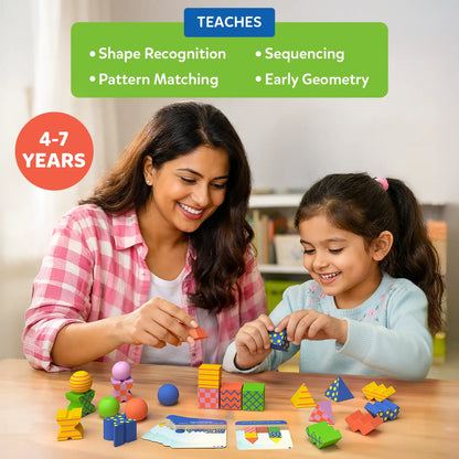 Brain Blocks | 3D Early STEM Building Blocks for Kids | Gifts for Ages 4-7