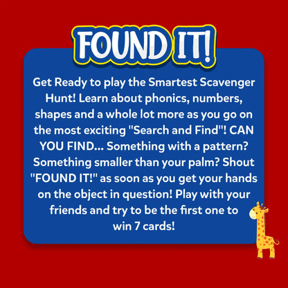 Found It! Home Edition | Smart Scavenger Hunt (ages 4-7)