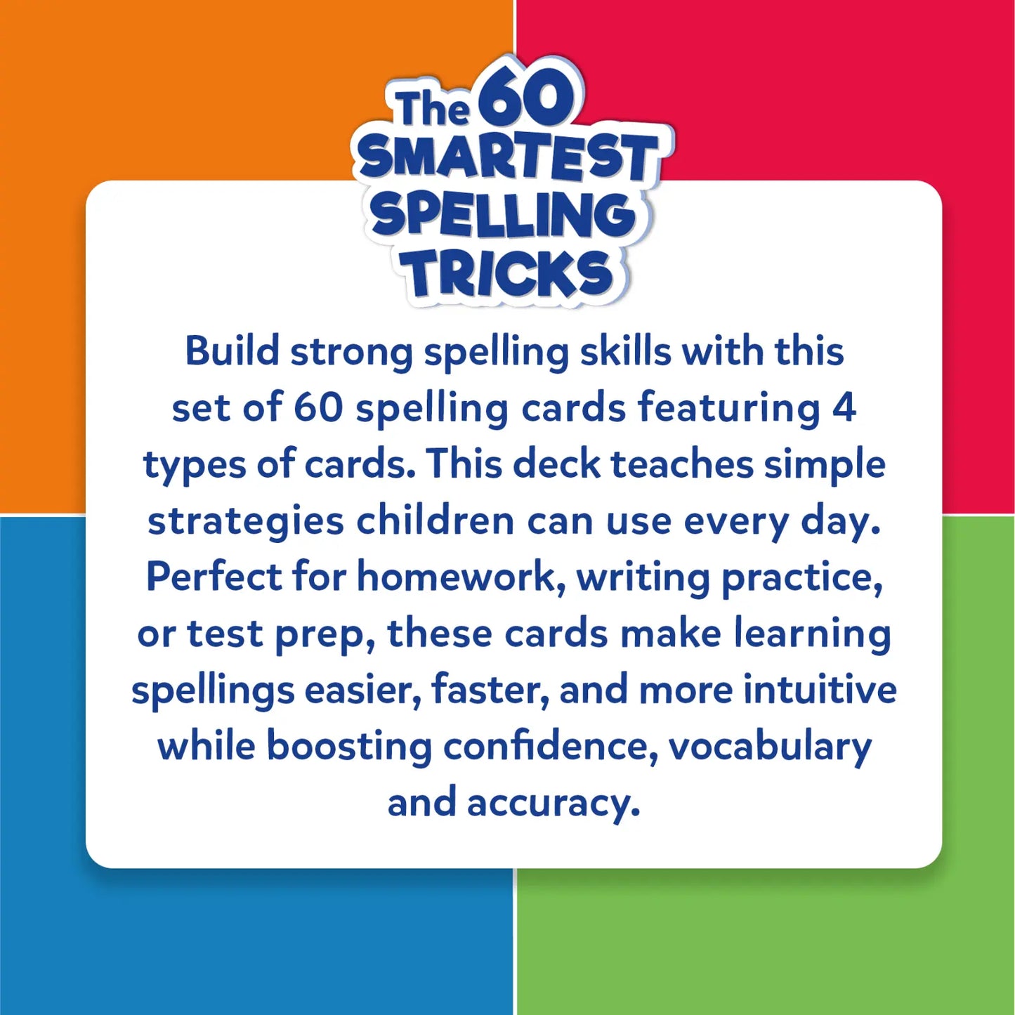 The 60 Smartest Spelling Tricks | Strategies for Writing Practice & Test Prep (ages 6-12)