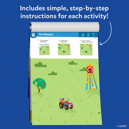Snip Snip: Mickey Mouse Clubhouse | Art & Craft Activity Kit (ages 3-7)