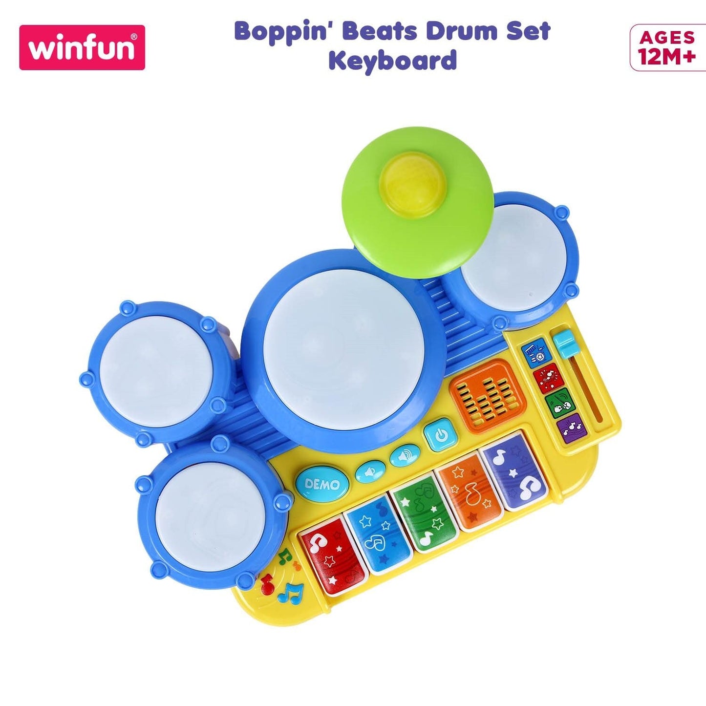Winfun Boppin' Beats Drum Set Keyboard